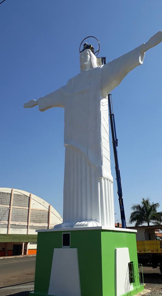 Estátua do Cristo Redentor de Nova Aliança é restaurada