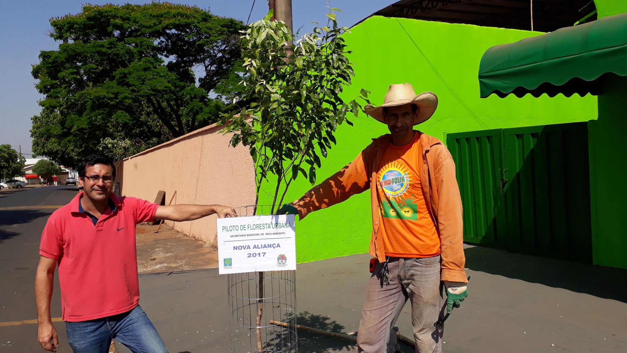 Projeto Piloto de Floresta Urbana melhora a arborização na cidade - Prefeitura Municipal de Nova Aliança-SP