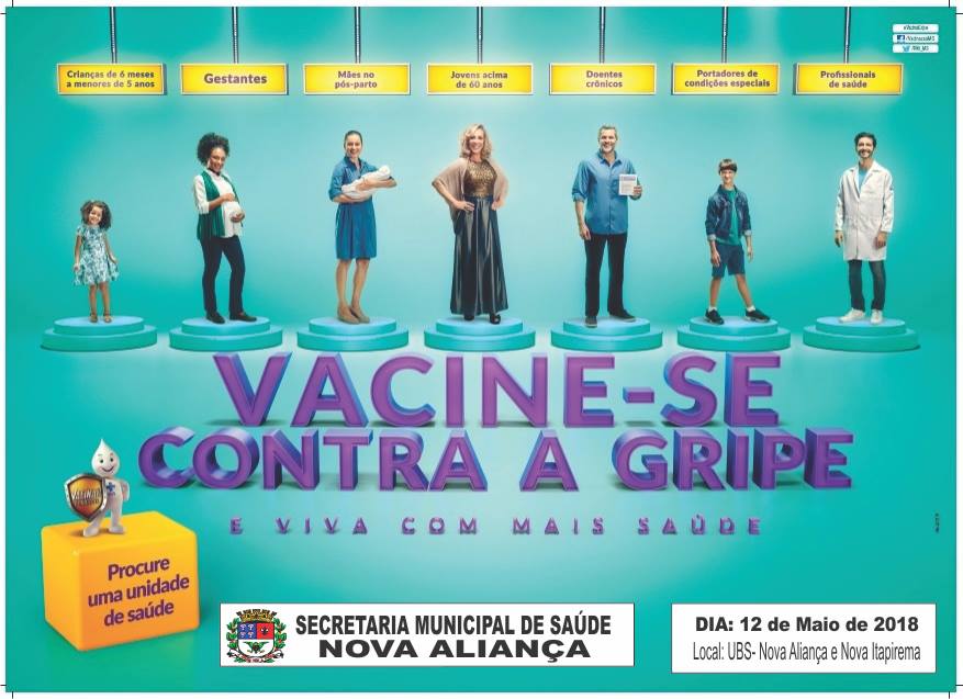 Dia “D” de Vacinação Contra a Gripe é realizada em Nova Aliança - Prefeitura Municipal de Nova Aliança-SP