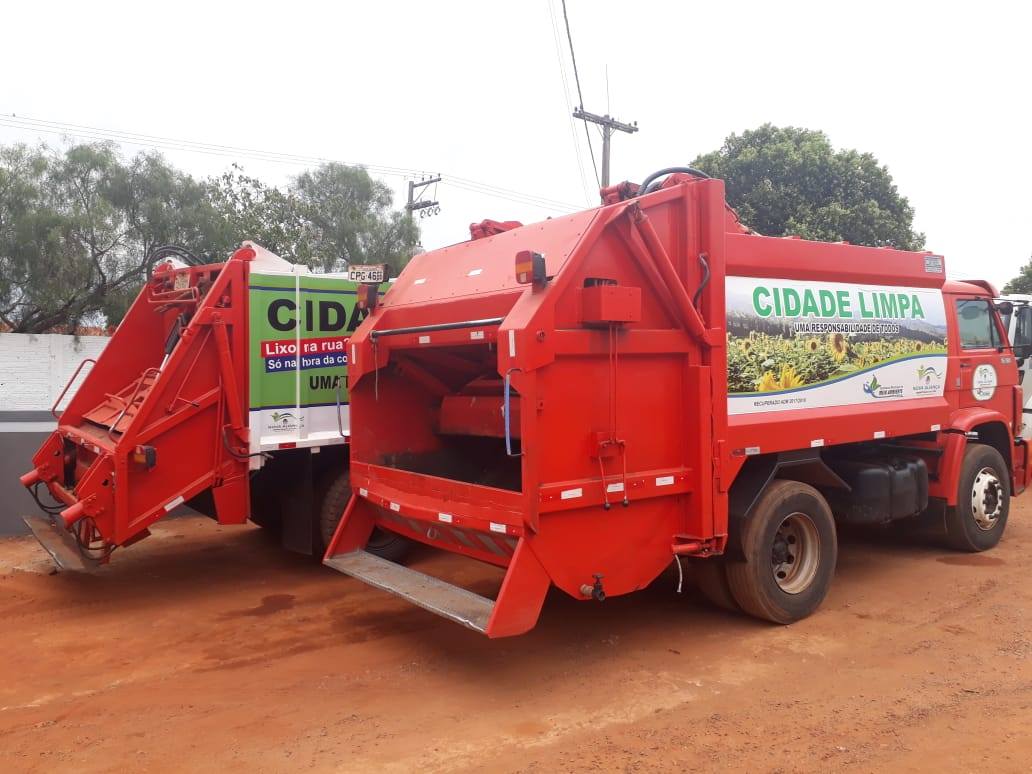  Secretaria Municipal de Meio Ambiente recupera caminhões de coleta de lixo doméstico - Prefeitura Municipal de Nova Aliança-SP
