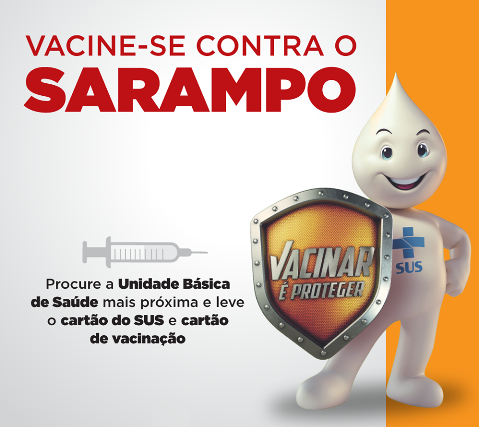 Campanha de vacinação contra o Sarampo - Prefeitura Municipal de Nova Aliança-SP