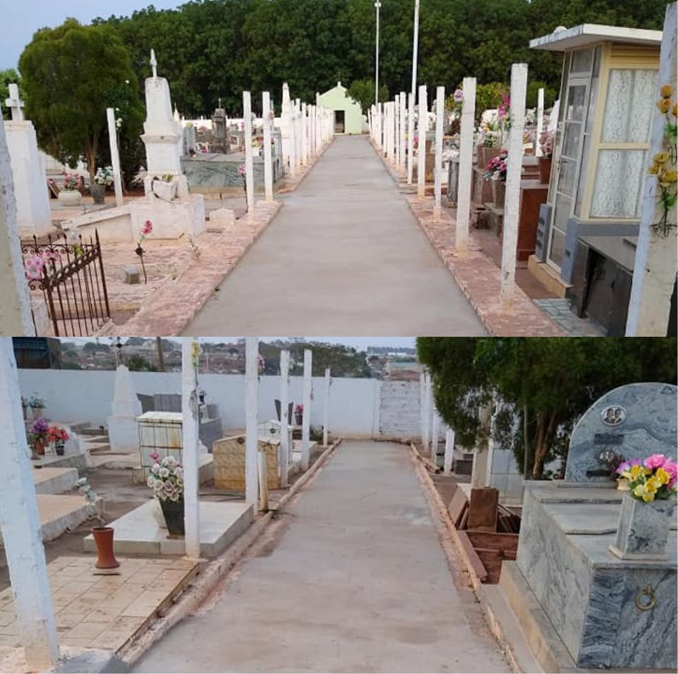 Cemitério Municipal recebe reforma - Prefeitura Municipal de Nova Aliança-SP