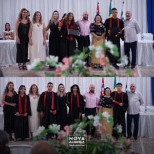 Noite de Formatura em Nova Aliança! 